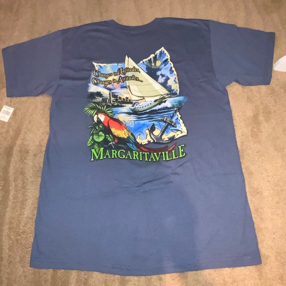 Margaritaville Waikiki Mens Tee Size Large - Picture 1 of 6